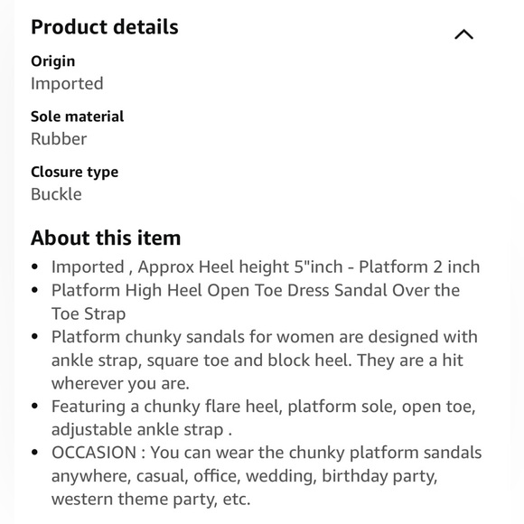 Top Moda Women Open Toe Ankle Strap Platform Chunky High Heel Sandal - Picture 8 of 8